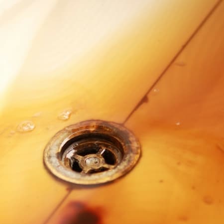 Orange Stain Problem Image